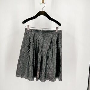 Calvin Klein Perforated Faux Leather Skirt